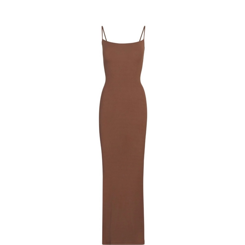 SOFT LOUNGE LONG SLIP DRESS